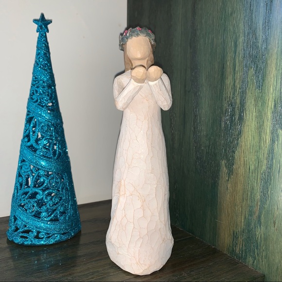 FLAWED Willow Tree Angel of Christmas Spirit -Rare